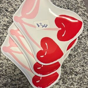 Cherry Shaped Plates Set